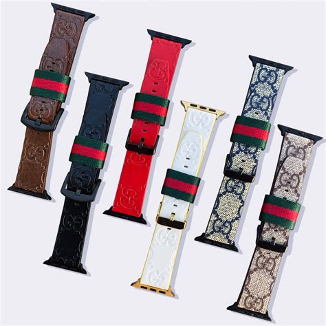 gucci apple watch band rubber|gucci watch with interchangeable bands.